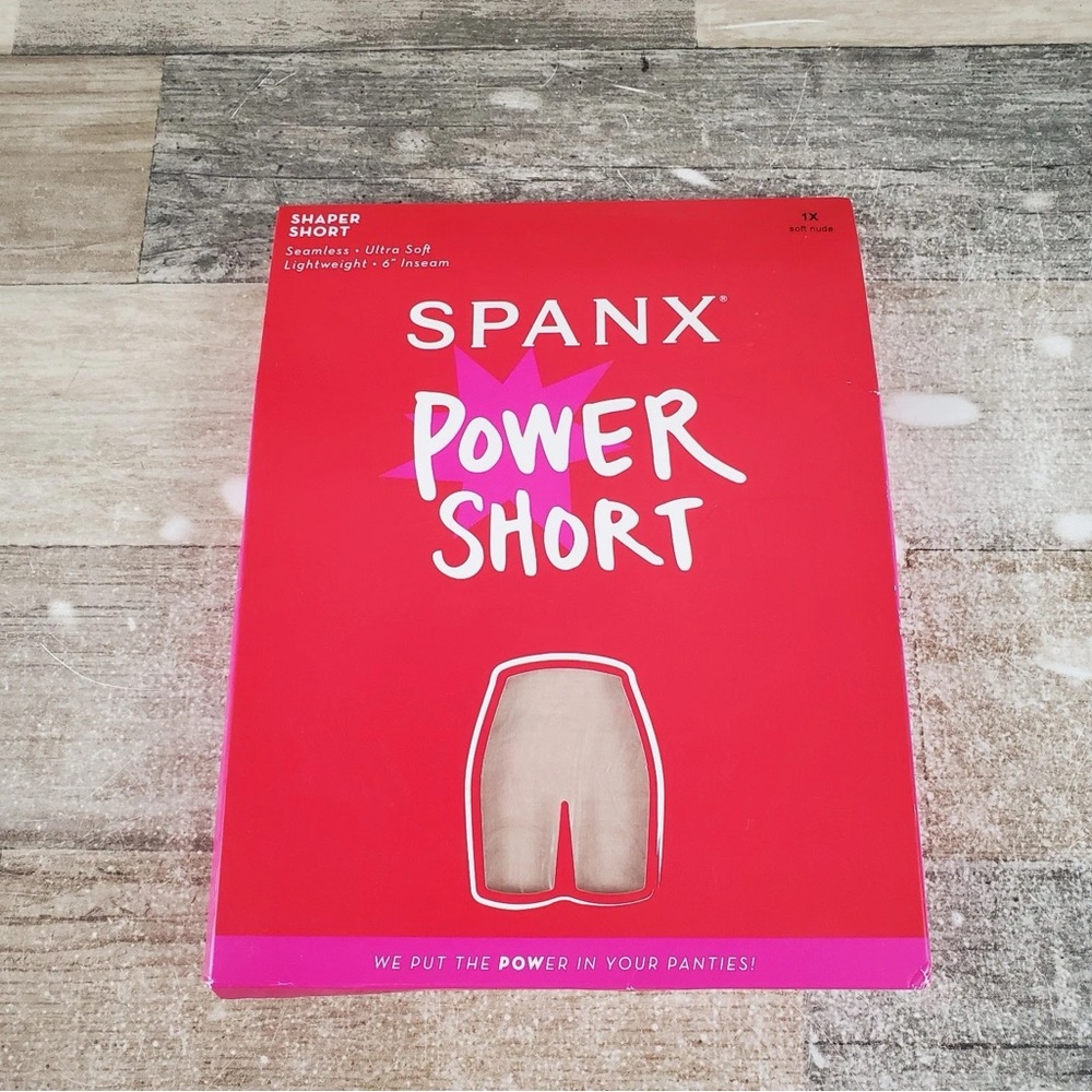 Spanx Power Short in Tan
